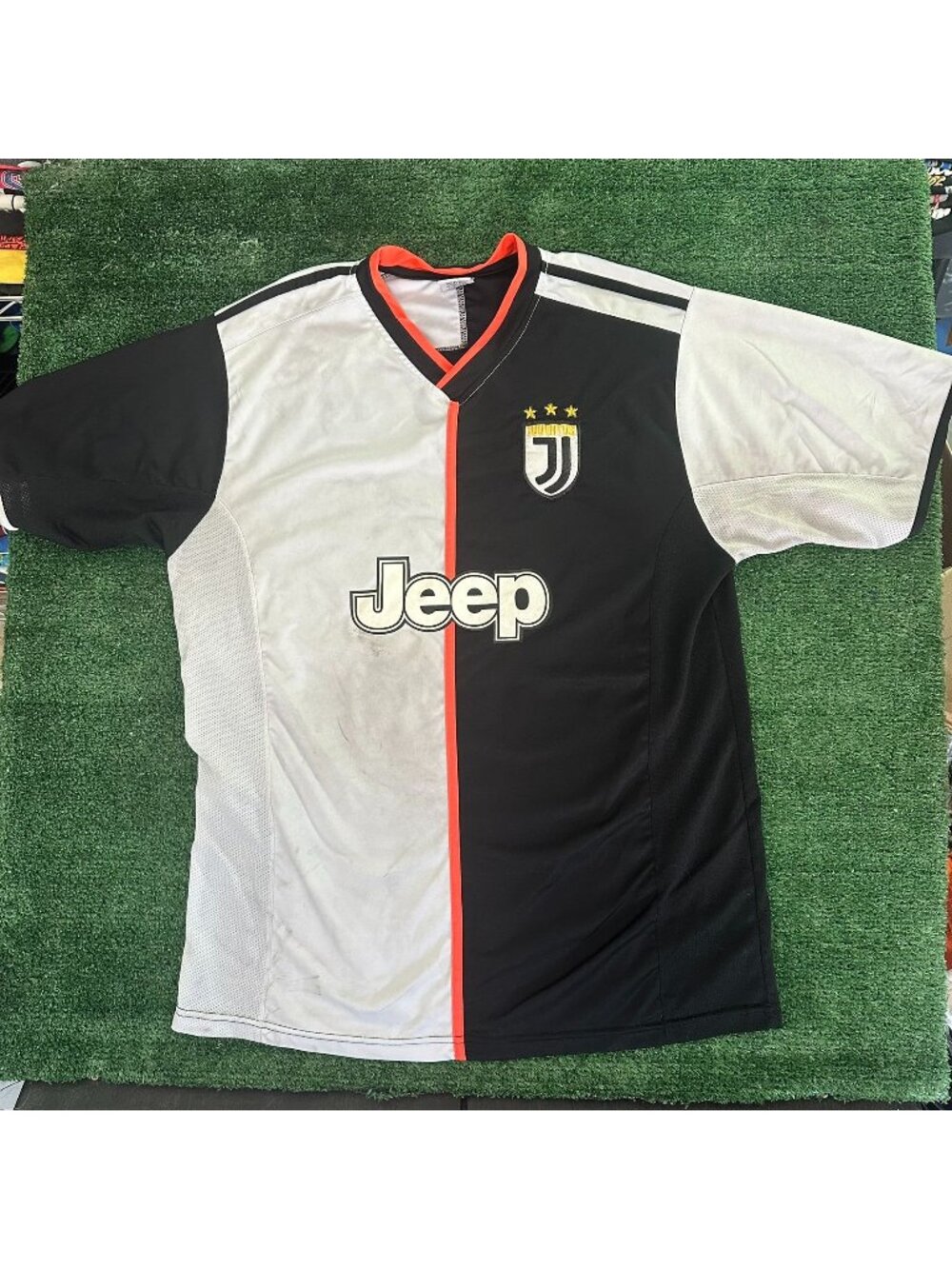 Juventus FC 2019 2020 Home Jersey Soccer Football Kit Rivas 18 Jeep Blokecore
